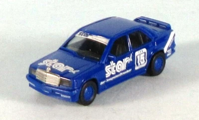 Modelo plástico HERPA Mercedes-Benz 190E 2.3-16 estrellas (azul) escala 1/87 HO ¡RARO! Foto 1 de 4