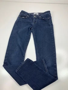 Jeans donna Paige skyline skinny alla caviglia lavaggio scuro tasche zip elasticizzato 26 - Foto 1 di 7