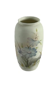 Vintage Porcelain Floral Mini Vase Kao Lian Mexico Blue Pink Flowers 4" - Picture 1 of 8