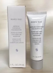New In Box Mary Kay Medium Coverage Foundation Bronze 607 Normal/Oily -Gray Cap - Picture 1 of 2