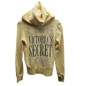 Victoria's Secret Supermodel Essentials Rhinestone Hoodie XS - Picture 1 of 6