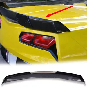 Carbon Fiber Z06 Stage 3 Rear Trunk Lip Wing Spoiler For Corvette C7 14-19 - Foto 1 di 10