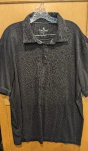 Camisa Nat Nast Para Hombre XL Gris Oscuro Abotonada Mezcla Modal Manga Corta B - Imagen 1 de 3