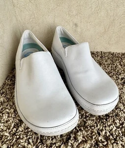 Timberland PRO Renova Leather Clogs White Slip-On Women's 7.5 Slip Resistant - Picture 1 of 8