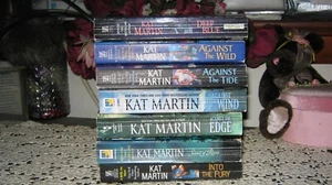 Kat Martin Lot of 7 Suspense Novels Into the Fury+6            M-788 - Bild 1 von 6