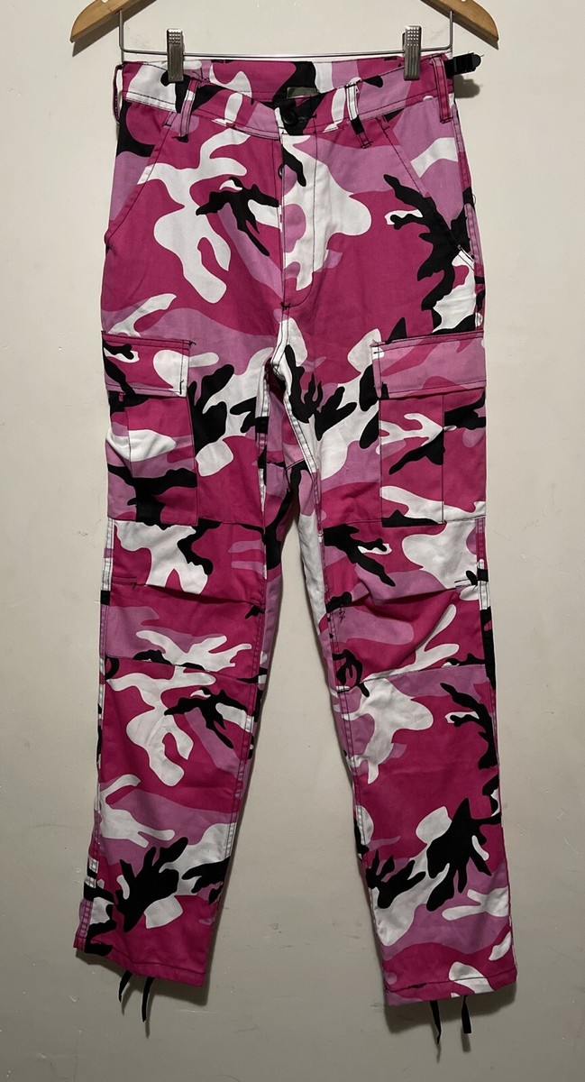 Rothco Pantalon Camuflaje Mujer Rosa Pantalones Cargo Pantalones