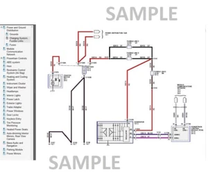 Ford F150 2009 V8-4.6L 2WD Complete Color Wiring Diagrams Schematic pdf - Picture 1 of 1