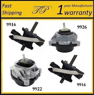 4 piezas de montaje de motor y transmisión para BMW 440i, 440i Gran Coupé 2017-2020 3,0 L 2x2 Foto 1 de 4