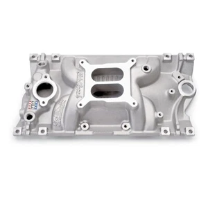 Edelbrock 2716 Performer EPS Vortec Intake Manifold Chevy SBC 262-400 4150 Carbs - Bild 1 von 3