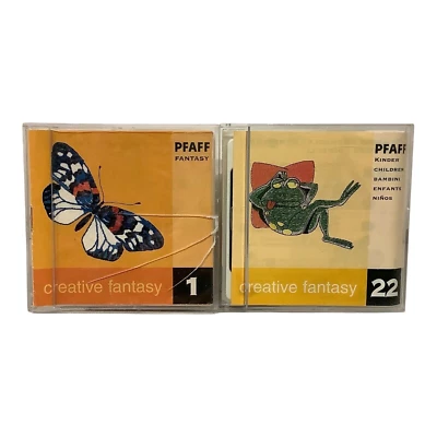 Tarjetas bordadas PFAFF Creative Fantasy Combinations #1 y #22 Foto 1 de 4