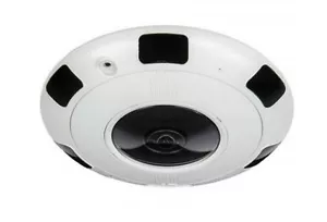 NIF-A602F-W 6MP IP Kamera: Fisheye Netzwerkkamera mit 6 Super Flux IR LEDs - Bild 1 von 1