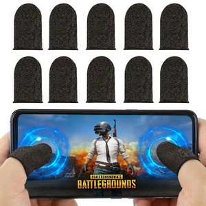 5-50 Pairs Gaming Finger Sleeve Breathable Fingertips For Mobile Touch Screen - Picture 1 of 12