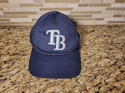 TAMPA BAY RAYS CAP HAT MLB BASEBALL YOUTH ADJUSTABLE BOYS KIDS BLUE - Image 1 of 4
