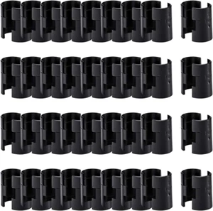 72 Pack Wire Shelving Shelf Lock Clips for 1" Post- Shelving Sleeves Replacem... - Picture 1 of 12
