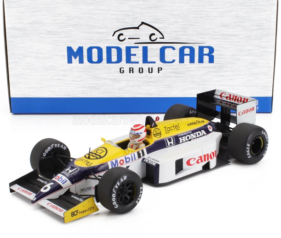 1:18 Williams-Honda FW11 No.6 Nelson Piquet Winner 1986 Brazilian GP Diecast ... - Image 1 of 4