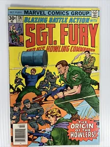 Sgt. Fury & His Howling Commandos #136 Marvel 1976 Roy Thomas età del bronzo ottime condizioni - Foto 1 di 10