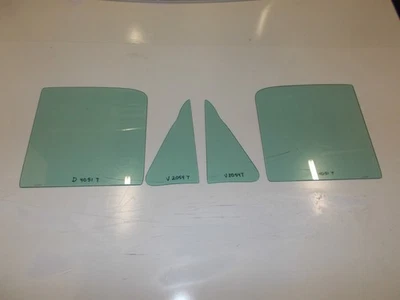 Vidrio lateral para Ford 1955 1956 sedán entrega puerta ventilación tinte verde ventana juego Foto 1 de 4