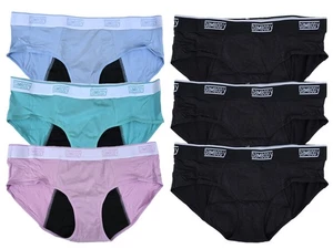 Period Pants Multipack Knickers Leakproof Menstrual Underwear Size 6-20 XS - 2XL - Picture 1 of 23