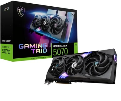 Grafikkarte MSI GeForce RTX 5070 12G GAMING TRIO OC - 12GB GDDR7, HDMI, 3x DP