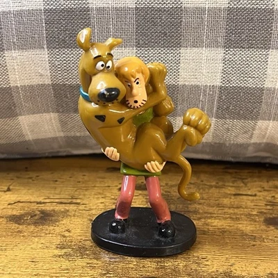 Фигурка Shaggy Holding Scared Scooby Doo 1998 Hanna Barbera украшение для торта рукоделие - Изображение 1 из 4