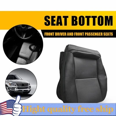 Black Driver Bottom Leather Seat Cover For 08-15 Mercedes Benz GLK250 GLK350 300 - Image 1 of 4
