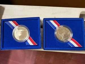 1986 Silver Liberty Half Dollars Proof  Commemerative Coins.   Free shipping!! - Picture 1 of 2