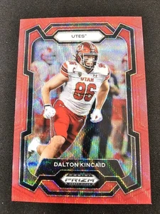 2024 Panini Prizm Draft Dalton Kincaid onda roja PRIZM #12 equipo universitario color - Imagen 1 de 2