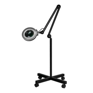 S4 Lupenlampe + schwarzes Stativ - Bild 1 von 6