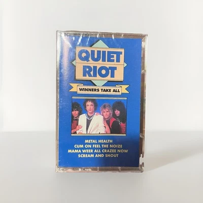 SEALED QUIET RIOT  WINNERS TAKE ALL CASSETTE  TAPE 1990 CBS BT 21626 NEW Metal - Image 1 of 2
