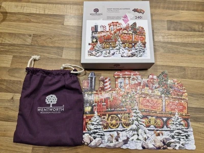 Wentworth Wooden Jigsaw 240 puzzle Saint Nicholas Express by The Macneil Studio - Image 1 of 4
