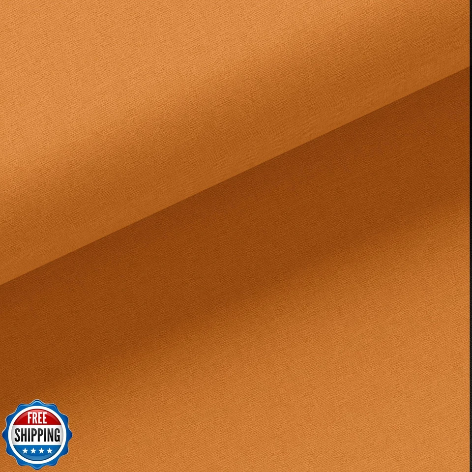 Connecting Threads 3 Yard Cut 100% American-Grown Cotton Orange Quilting Fabr - Image 1 of 3