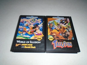 World of Illusion Starring Mickey Mouse & Donald Duck, Disney's Talespin Genesis - Picture 1 of 9
