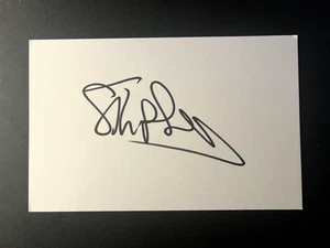 STEVE THOMPSON - INGLATERRA RUGBY UNION INTERNACIONAL - TARJETA BLANCA FIRMADA - Imagen 1 de 1