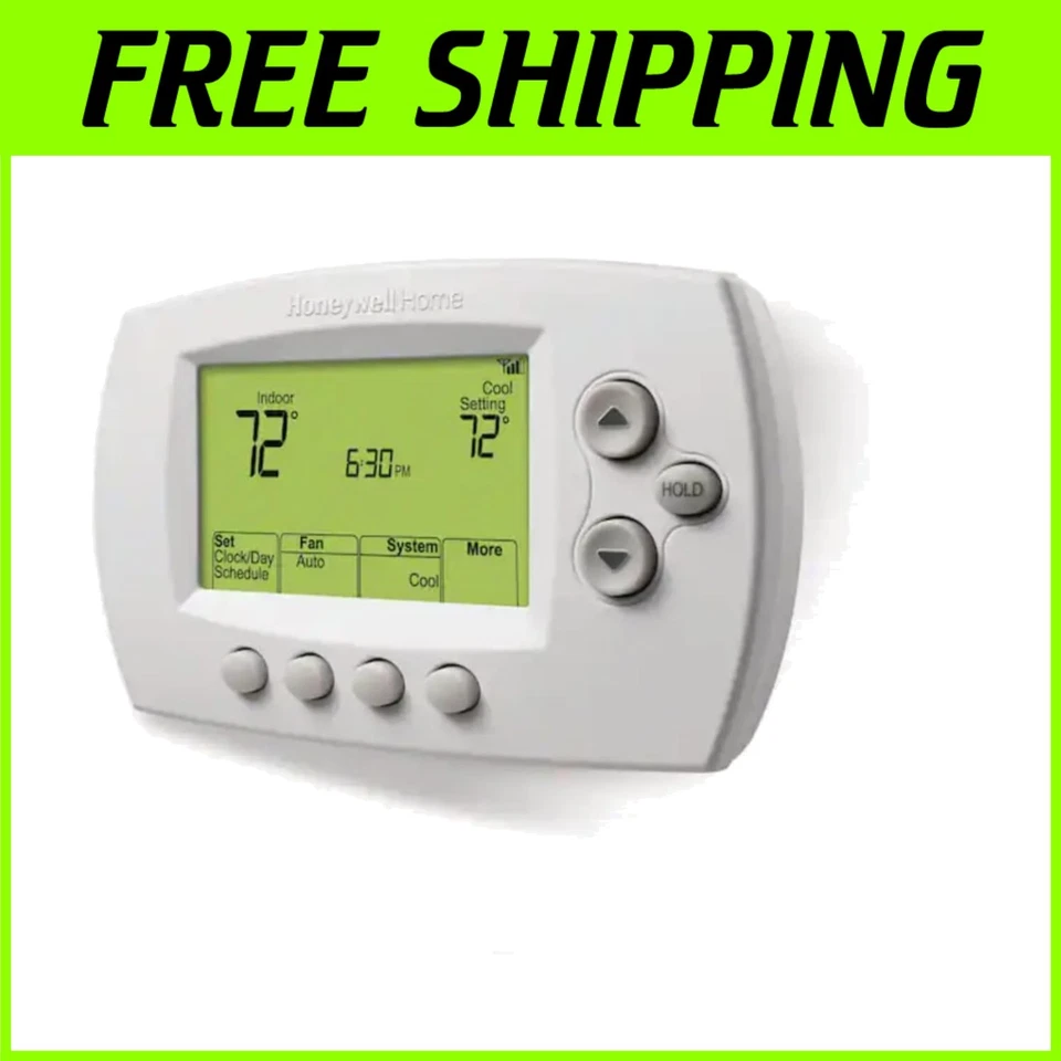 Energy-Efficient 7-Day Programmable Thermostat with Smart Response Technology - Image 1 of 3