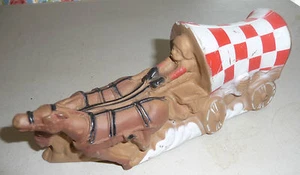 VINTAGE PLANWAGEN RALSTON PURINA SPANNWAGEN QUIETSCHSPIELZEUG 1975 - Bild 1 von 9