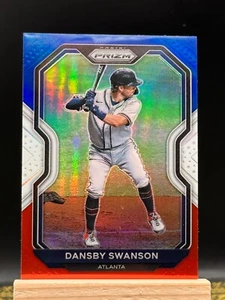2021 Prizm Baseball - Dansby Swanson - Red/White/Blue Prizm - 168 - Bild 1 von 2