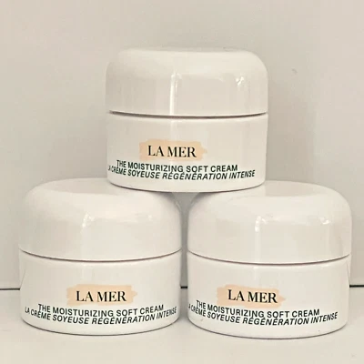 LA MER The Moisturizing Fresh Cream 3 envases = 10,5 ml Foto 1 de 2