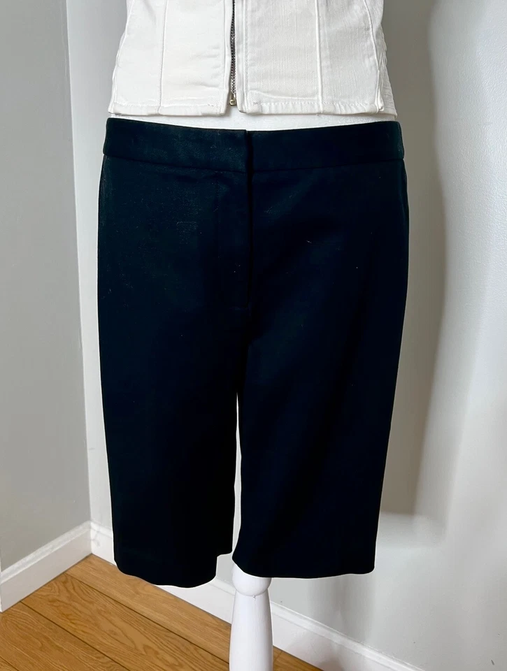 SAKS FIVE AVENUE Bermuda Mujer Negro, Algodón, Talla 8 Foto 1 de 4