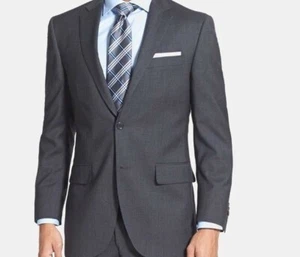Peter Millar 190953 Herren Classic Fit Wolle Zwei Knopf Sakko Grau Größe 42S - Bild 1 von 7