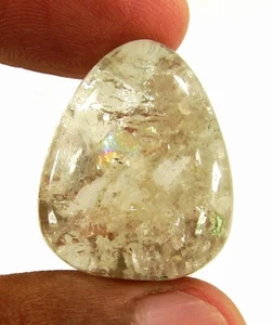 52.10 CT Natürlich Lodolite Garten Landschaftlich Quarz Lose Edelstein Cab Stein - Picture 1 of 2