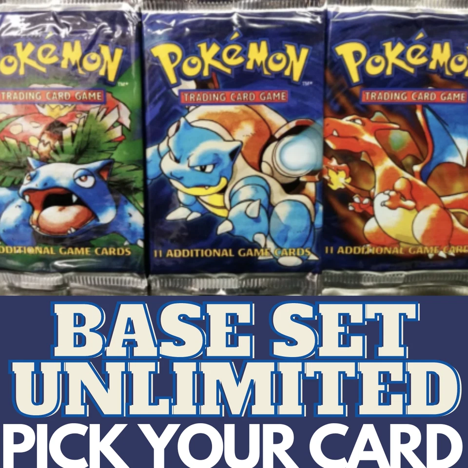 Pokemon TCG · Base Set Unlimited · COMPLETE YOUR SET · Vintage WOTC (1999) LP - image 1 of 1