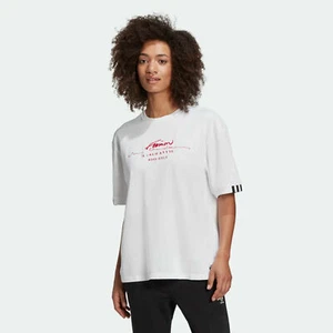 Adidas Originales R.Y.V. Camiseta premium de gran tamaño para mujer blanca talla XS 32 GD2976 - Imagen 1 de 12