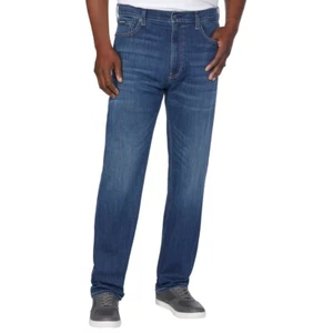 Calvin Klein Men's Slim Straight Jeans NWT (30-42, Black/Blue, Stretch) - Picture 1 of 11