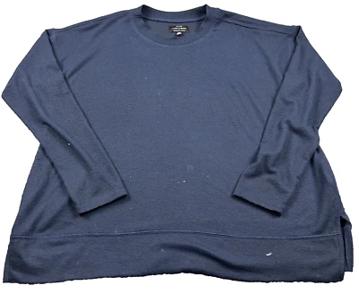 Lucky Brand EST. 1990 女式中号蓝色弹力运动衫二手 — 第 1/4 张图片