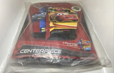 Disney Pixar Cars 2 Mesa Centro de Mesa Decoración de Cumpleaños Sello Fiesta 2011 Nuevo de Lote Antiguo Foto 1 de 4