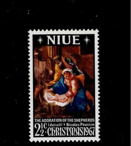 Niue Scott #120, Single 1967 Christmas FVF MNH - Picture 1 of 1
