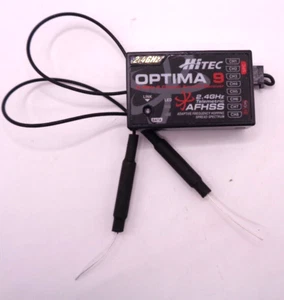 Receptor AFHSS Hitec Optima 9 con batería telemetría en excelente estado - Imagen 1 de 2