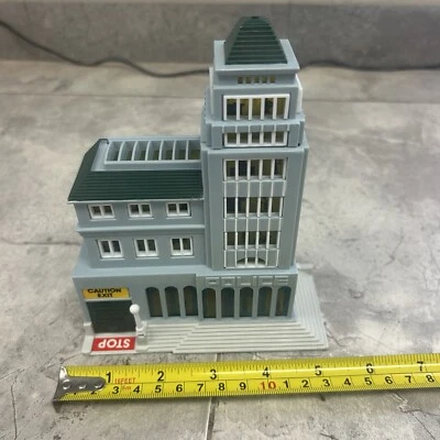 Micro Machines City Scenes Light-Up Police Building 1989 Galoob Works  - Image 1 of 4
