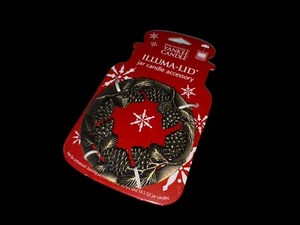 Yankee Kerze Illuma Deckel Glas Topper Frieden Weihnachten Urlaub Kranz 2007 Neu Neu in Verpackung - Bild 1 von 2