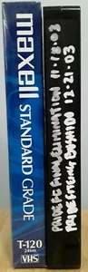 Maxell T120 Pride FC Rampage Bas Rutten Yoshida Gracie Crocop Silva Liddell USA - Picture 1 of 2
